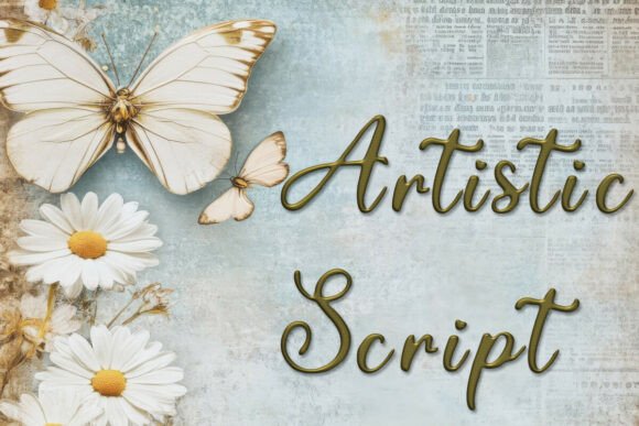 Artistic Script Fonts: A Script Amp Gem for Crafters