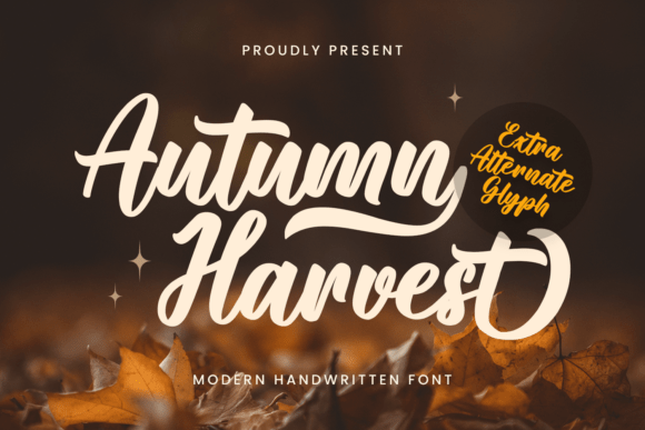 Autumn Harvest: Script Amp Fonts for Bloggers