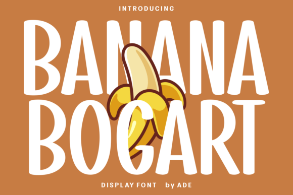 Banana Bogart: A Retro Display Font for Crafters