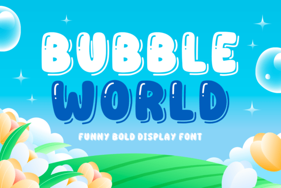 Bubble World: Playful Fonts for Creative Crafting