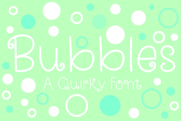 Bubbles Font Review: A Quirky Choice for Embroidery
