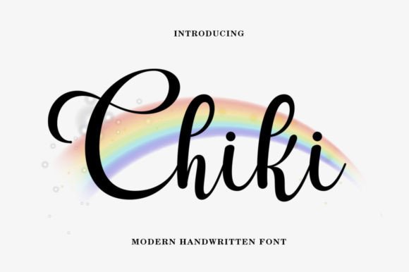 Chiki: Modern Script Amp Fonts for Branding