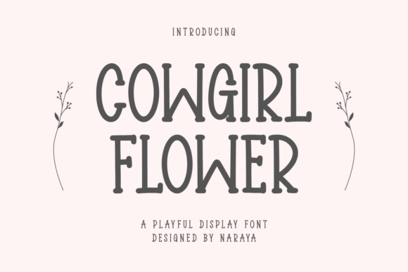 Cowgirl Flower Fonts: A Script Amp Review