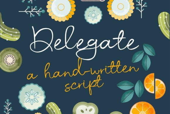 Delegate: Quirky Script Amp Fonts for Branding