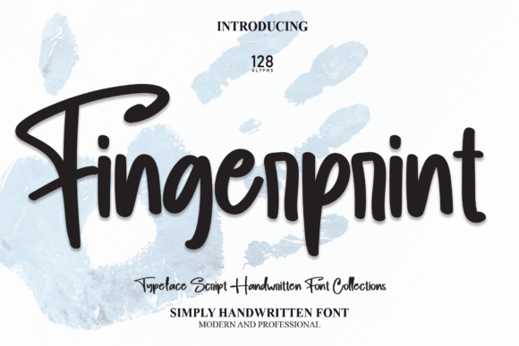 Fingerprint: A Quirky Script Amp Font for Handmade Fonts