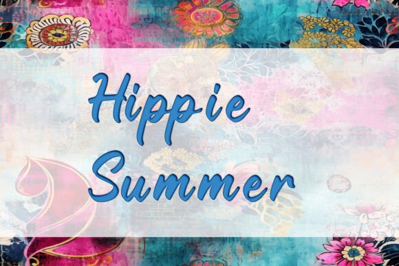 Hippie Summer Script: A Designer's Take on Breezy Embroidery
