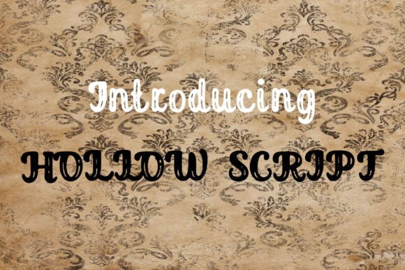 Hollow Script: A Versatile Script Amp Font for Sellers