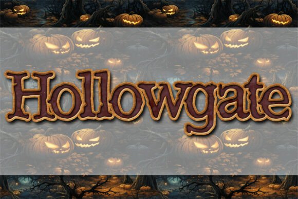 Hollowgate Font Review: A Bold Choice for Modern Embroidery