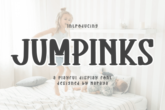 Jumpinks: A Playful Display Font for Bold Branding