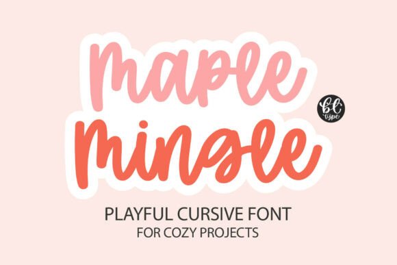 Maple Mingle: A Script Amp Font for Bold Digital Sales
