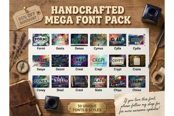 MEGA FONT PACK: Essential Bundles for Local Brands