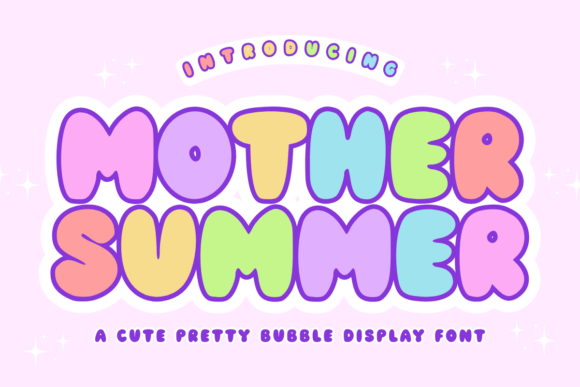 Mother Summer: Retro Display Fonts for Branding