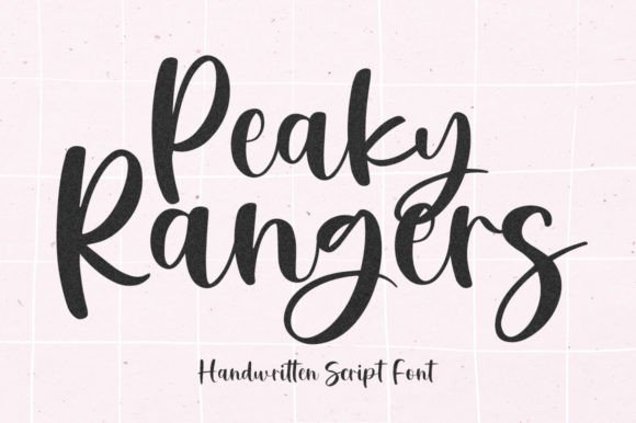 Peaky Rangers: Script Amp Fonts for Sellers