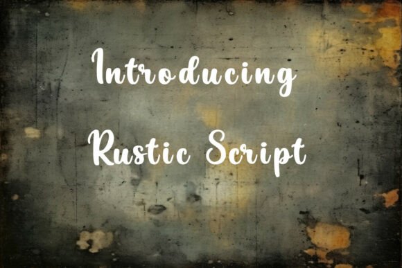 Rustic Script: A Versatile Font from Script Amp for Modern Brands