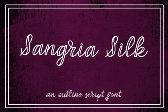 Sangria Silk: Premium Script Amp Fonts for Branding
