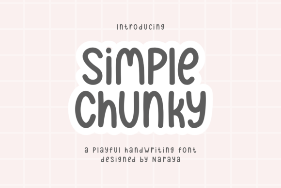 Simple Chunky: Fonts for Script Amp Projects