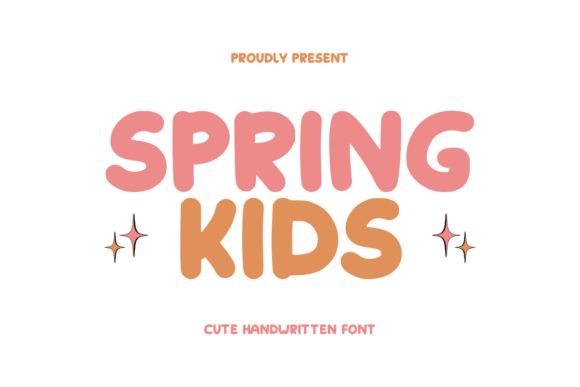 Spring Kids: A Script Amp Font for Digital Sellers